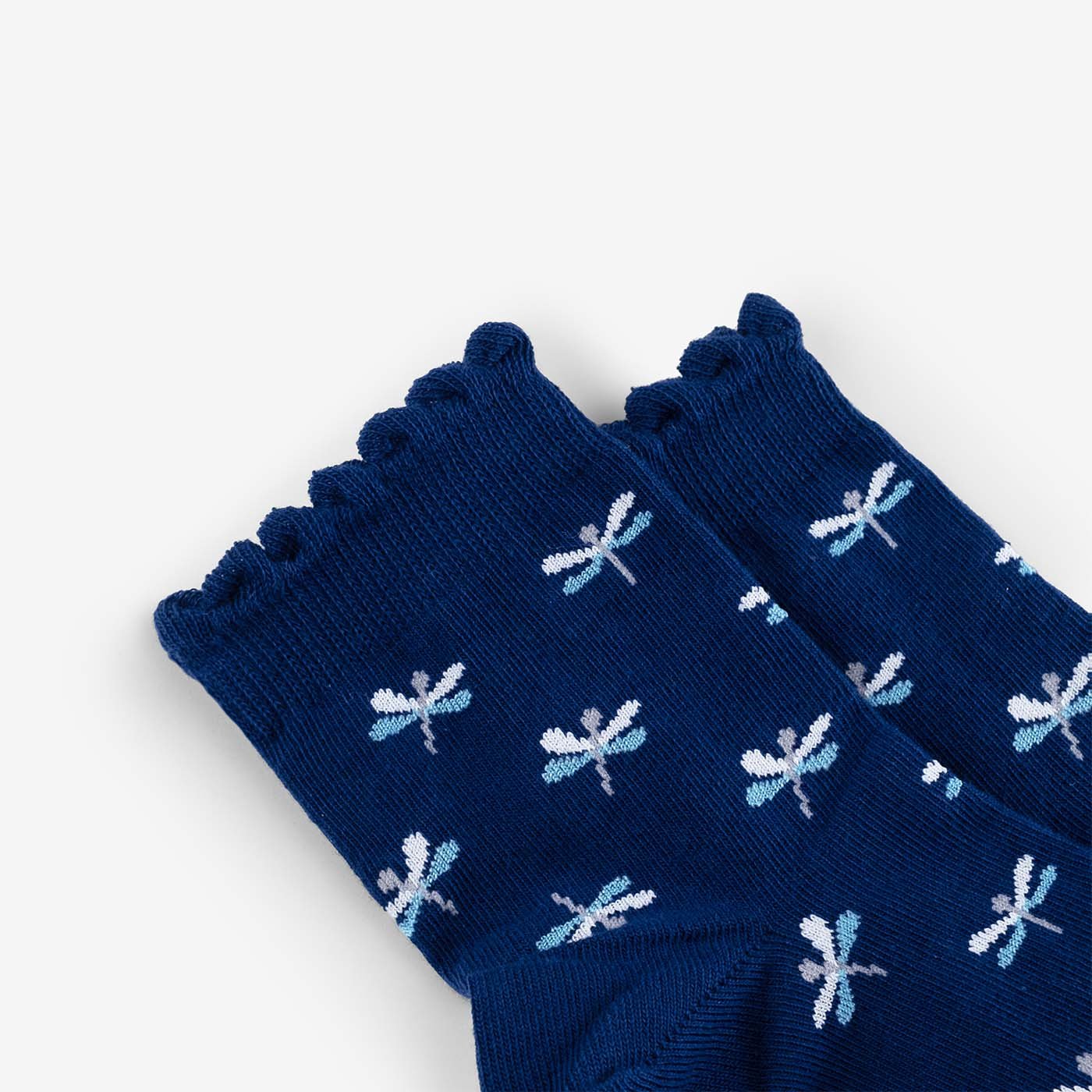 Dragonflies Frill Quarter Socks